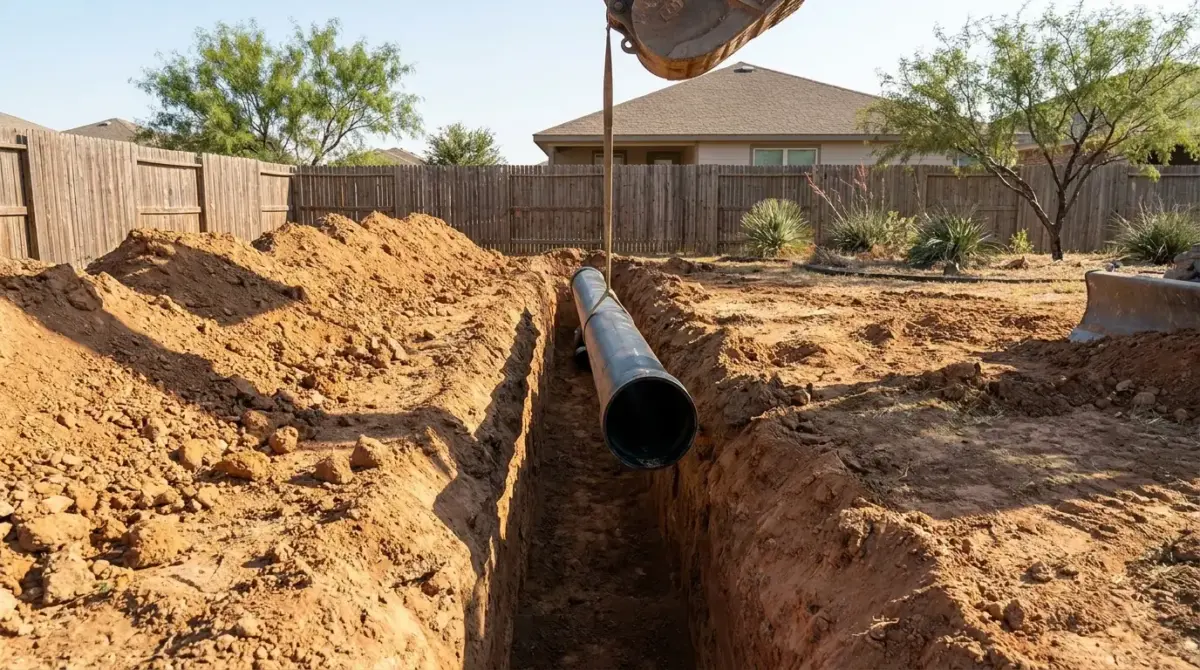 sewer line