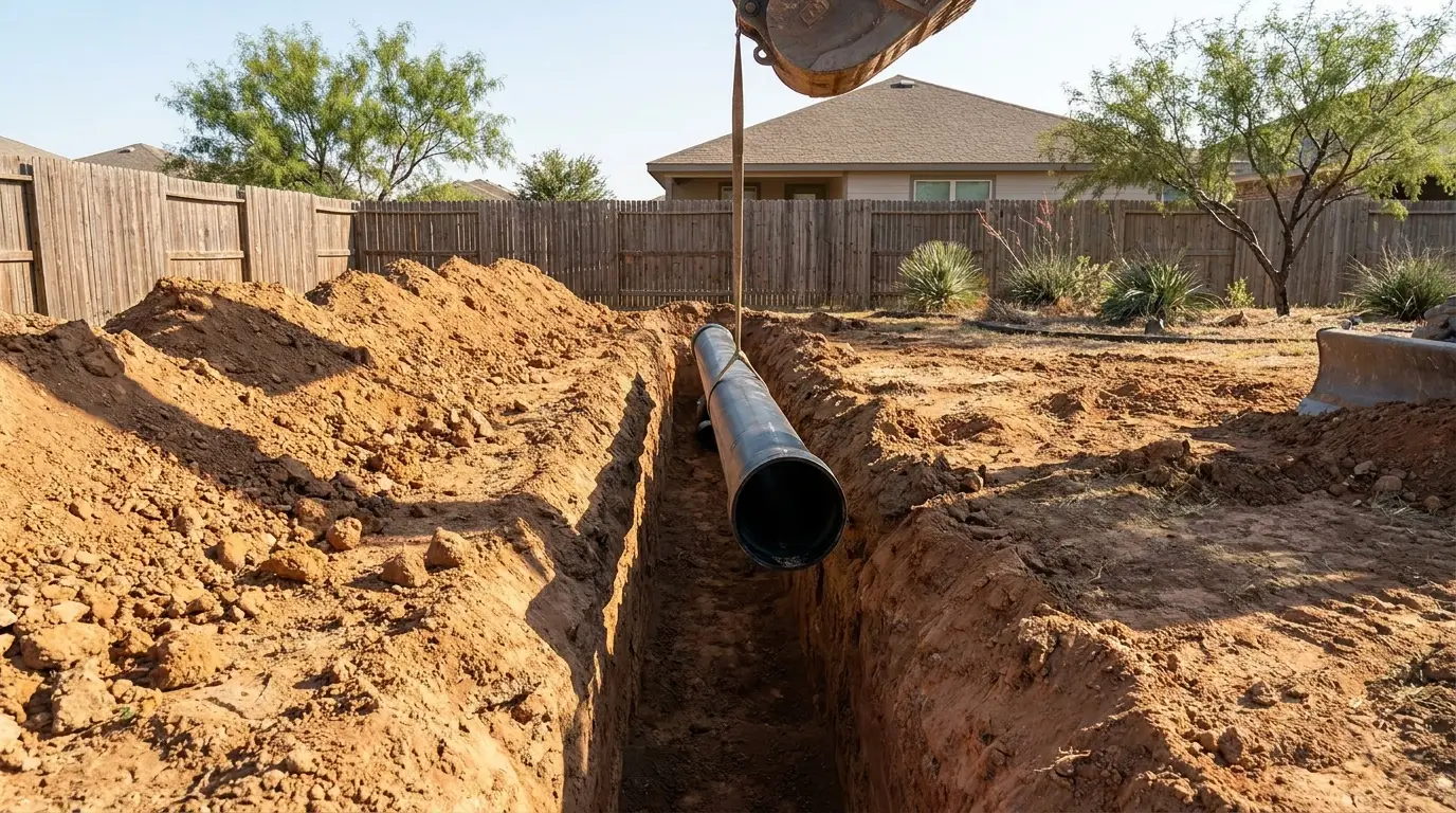 sewer line